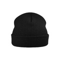 KANGOL Акриловая шапка-бини черного цвета