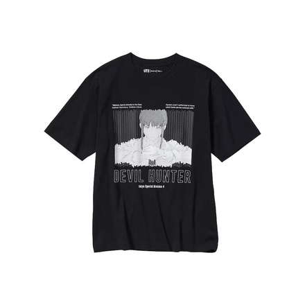 UNIQLO UNIQLO X Черный Унисекс T-рубашки