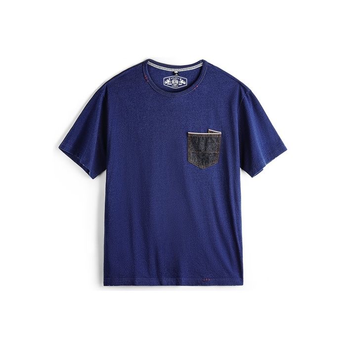  MADEN Blue Dyed Denim Blue