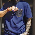 MADEN Blue Dyed Denim Blue