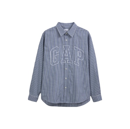 GAP GAP совместная брендированная синяя клетка