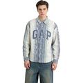 GAP Синие Белые Полосатые Унисекс