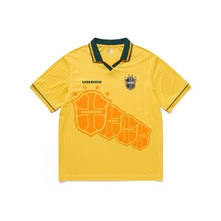 Umbro UMBRO Бразилия Желтая Мужская Поло