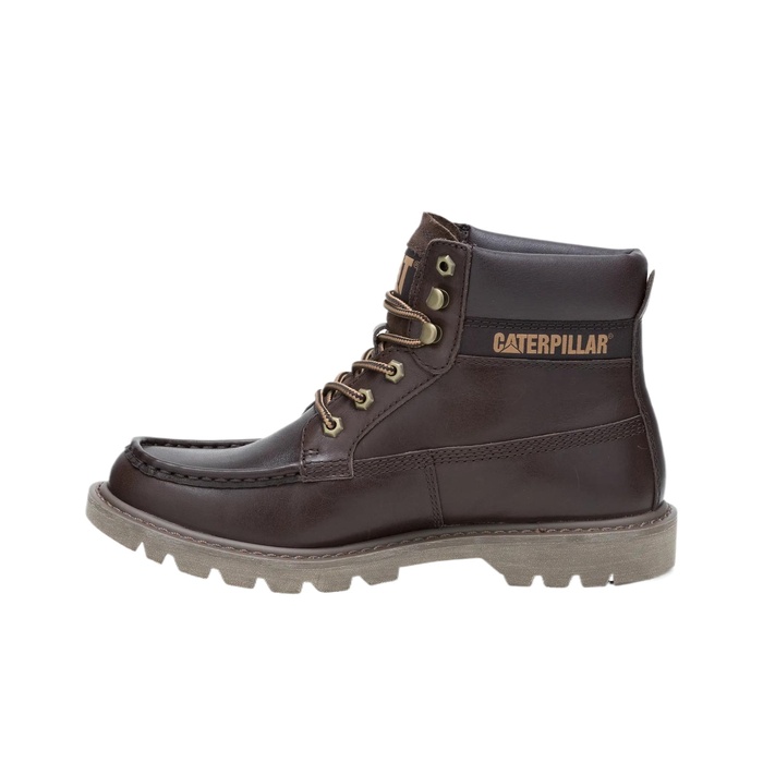  CAT Army Boots Dark Brown